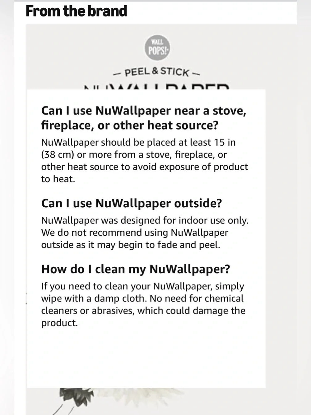 WALL POPS! NUWALLPAPER Peel & Stick Model: NU2873 Grey Poplin Texture NWT